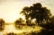 Asher Brown Durand Summer Afternoon oil